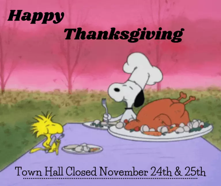 Happy Thanksgiving from The Town of Collbran