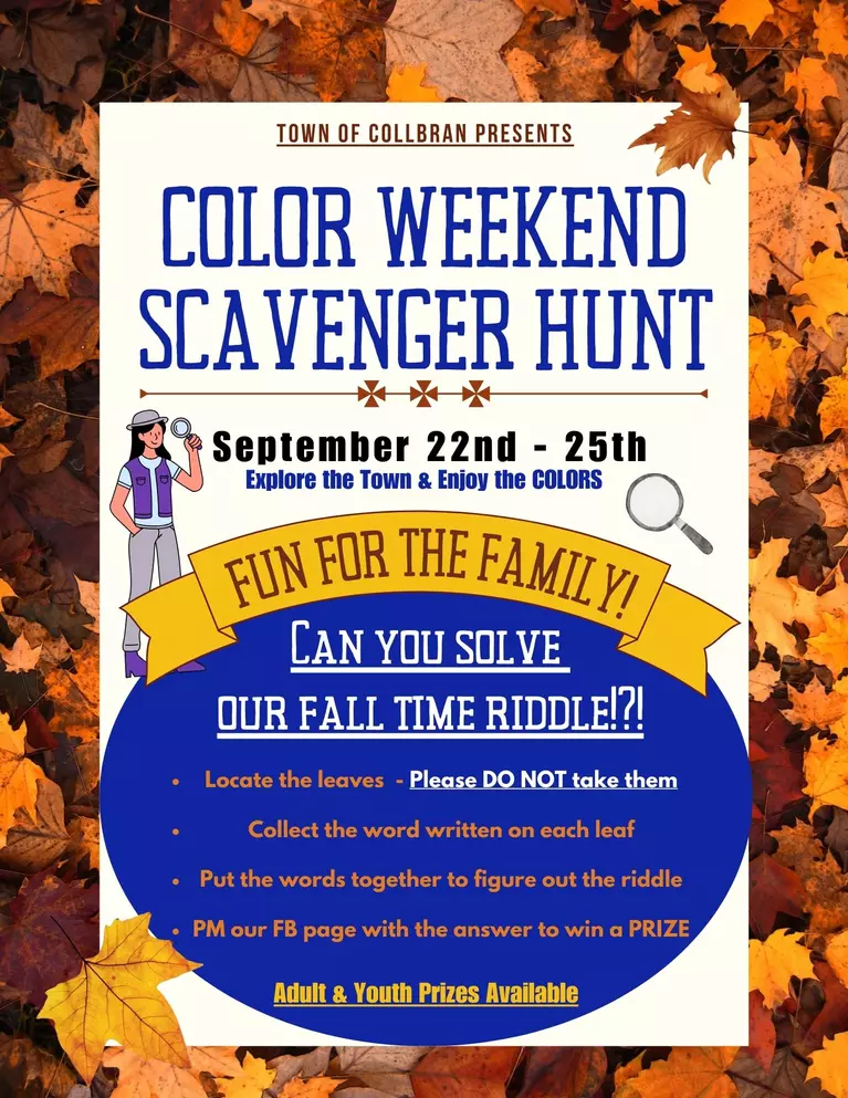 Color Weekend Scavenger Hunt